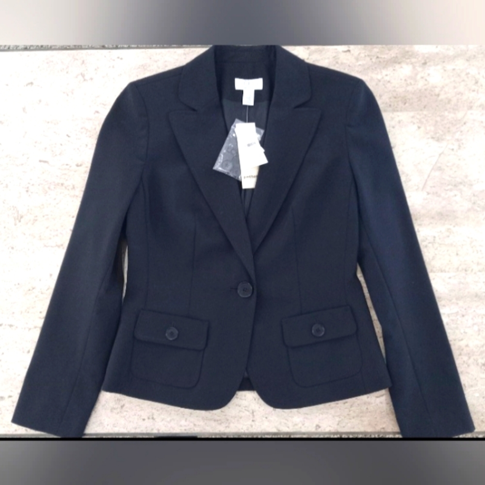 Women's Navy Blue Blazer LOFT